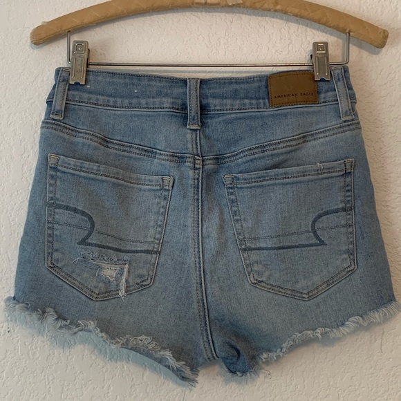 AE NEXT LEVEL STRETCH SHORT DISTRESSED LACE POCKET - Picture 4 of 7